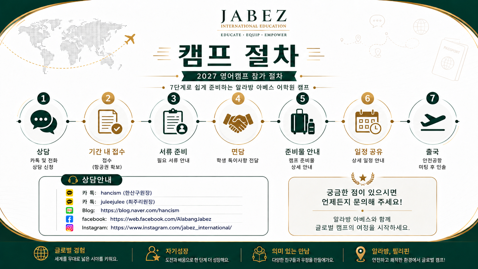 캠프 절차